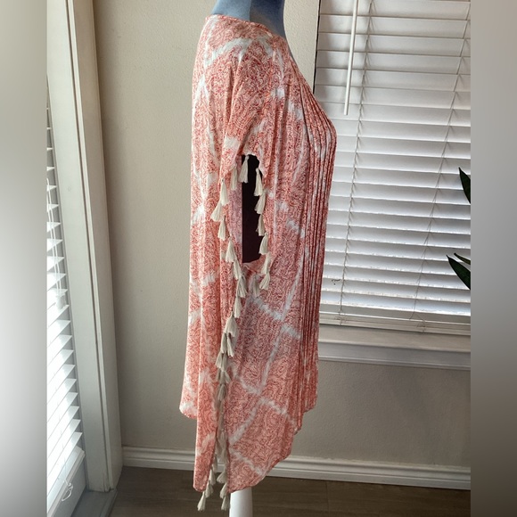 Chico’s Tassel Detail Poncho Tunic Top Size S/M - Picture 6 of 9